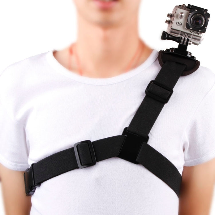 360 Degree Rotary Special Sports Single Shoulder DV Chest Belt for GoPro Hero11 Black / HERO10 Black / HERO9 Black / HERO8 Black / HERO7 /6 /5 /5 Session /4 Session /4 /3+ /3 /2 /1, Insta360 ONE R, DJI Osmo Action and Other Action Cameras(Black) - DJI & GoPro Accessories by buy2fix | Online Shopping UK | buy2fix