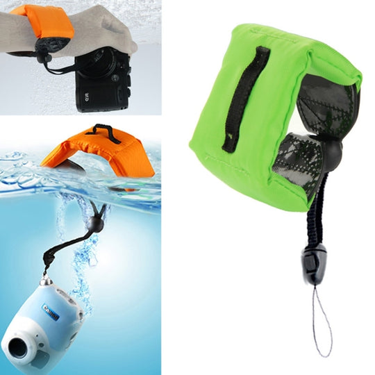 Submersible Floating Bobber Hand Wrist Strap for GoPro, Insta360, DJI and Other Action Cameras(Green)