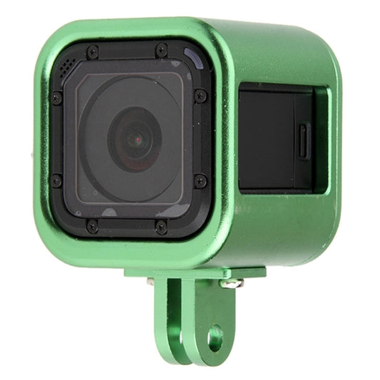 Housing Shell CNC Aluminum Alloy Protective Cage with Insurance Back Cover for GoPro HERO5 Session /HERO4 Session /HERO Session(Green) by buy2fix