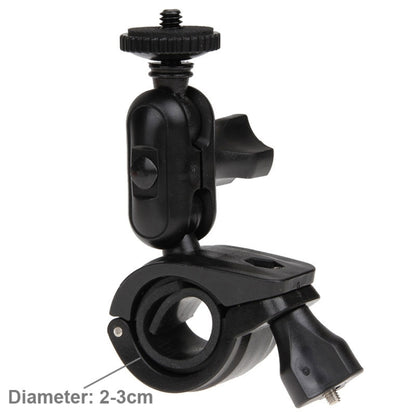360 Degrees Rotation Bicycle Motorcycle Holder Handlebar Mount with Screw & Tripod Adapter for PULUZ Action Sports Cameras Jaws Flex Clamp Mount for GoPro Hero11 Black / HERO10 Black /9 Black /8 Black ... /3 /2 /1, DJI Osmo Action and Other Action Cameras - DJI & GoPro Accessories by TMC | Online Shopping UK | buy2fix