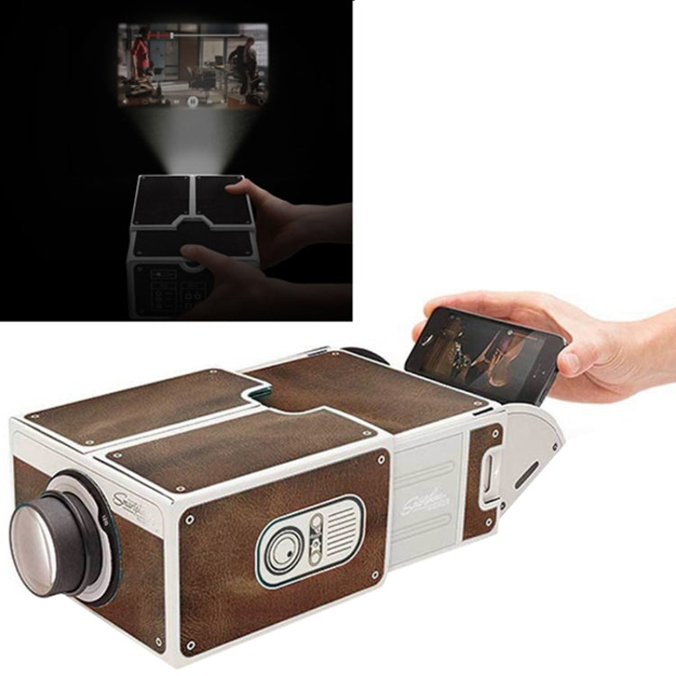 Cardboard Smartphone Projector 2.0 / DIY Mobile Phone Projector Portable Cinema - Consumer Electronics by buy2fix | Online Shopping UK | buy2fix