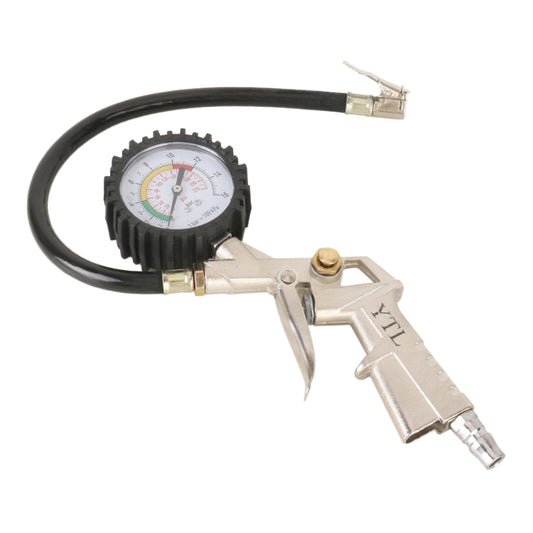 Car Inflator and Gauge Kit, Pressure Range: 0-220PSI by buy2fix