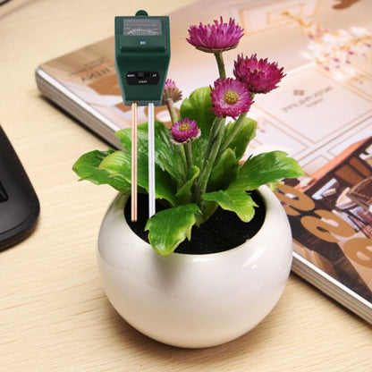 3 in 1 Plant Flowers Soil Meter (PH + Moisture + Light)(Green) - Consumer Electronics by buy2fix | Online Shopping UK | buy2fix