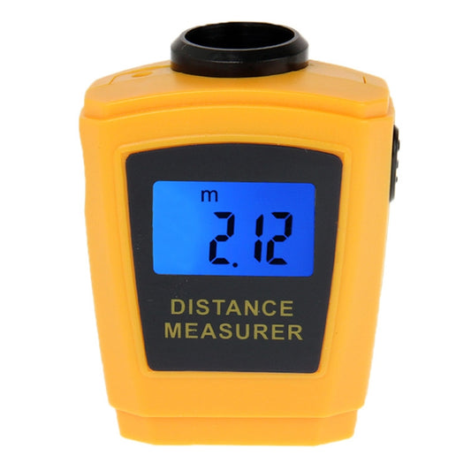 Mini Ultrasonic Distance Measurer with Laser Pointer(Orange) by buy2fix