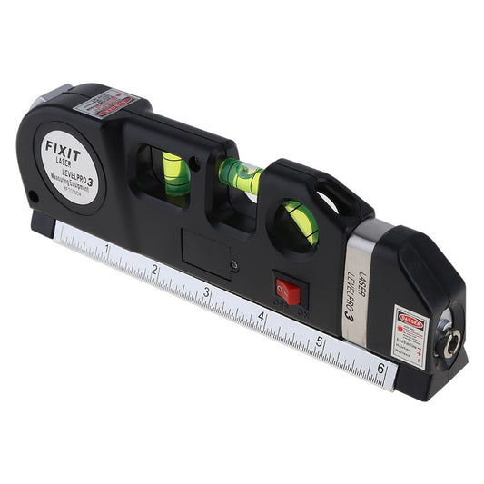 Laser Level with Tape Measure Pro 3 (250cm), LV-03(Black) - Consumer Electronics by buy2fix | Online Shopping UK | buy2fix