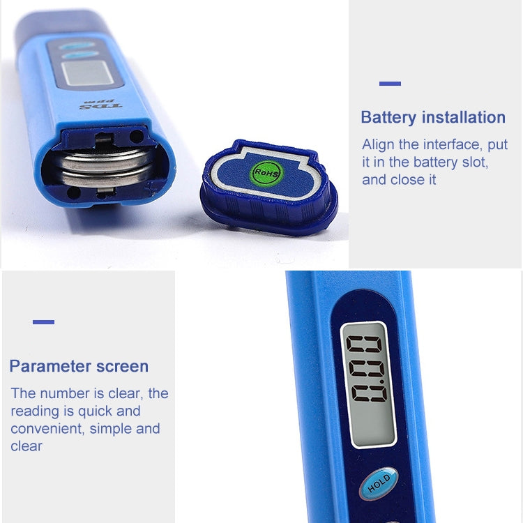 TDS-139 TDS Testers(Blue) - Consumer Electronics by buy2fix | Online Shopping UK | buy2fix