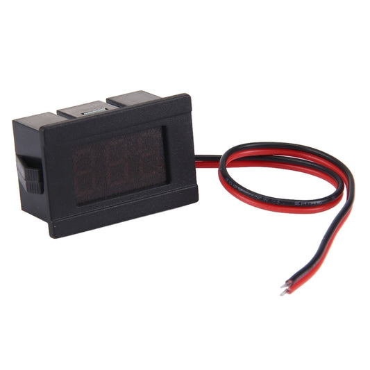 V33D 2 Wires Blue Light Display Mini Digital Voltage Meter, Measure Voltage: DC 4.5-120V by buy2fix