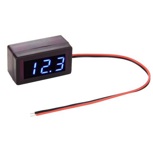 V42D 2 Wires Blue Light Display Mini Digital Voltage Panel Meter, Measure Voltage: DC DC 1.7-25V by buy2fix