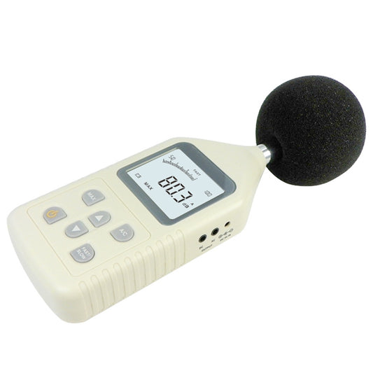 Digital Sound Level Meter (Range: 30~130dBA, 35~130dBC) by buy2fix