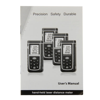 RZ-A40 1.9 inch LCD 40m Hand-held Laser Distance Meter with Level Bubble - Consumer Electronics by buy2fix | Online Shopping UK | buy2fix