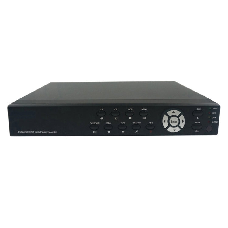 4-CH Embedded Digital Video Recorder Kit (1 / 4 Sharp CCD, 420TVL, 24 x IR LED, 6mm Lens, IR Distance: 25m, H.264 (8204EV+622A) - Security by buy2fix | Online Shopping UK | buy2fix