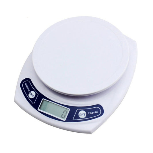 Electronic Kitchen Scale (1g~7kg)(White) by buy2fix