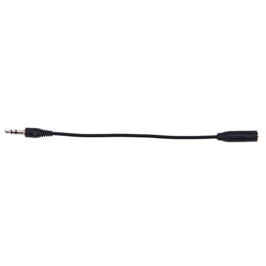 3.5 Male to 2.5 Female Converter Cable, Length: 17cm(Black) by buy2fix
