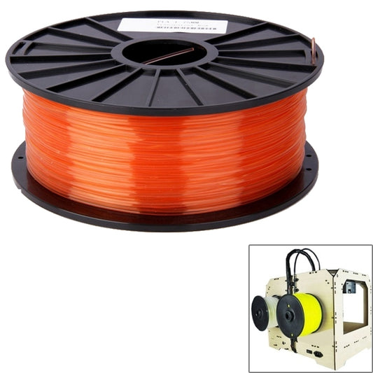 PLA 3.0 mm Transparent 3D Printer Filaments, about 115m(Red) by buy2fix
