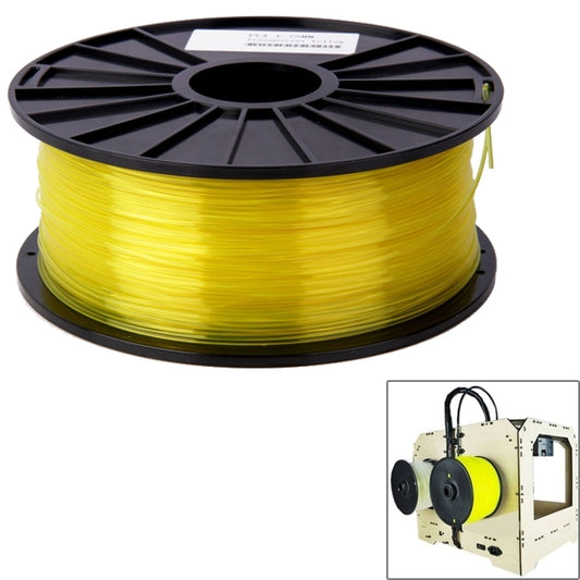 PLA 3.0 mm Transparent 3D Printer Filaments, about 115m(Yellow) by buy2fix