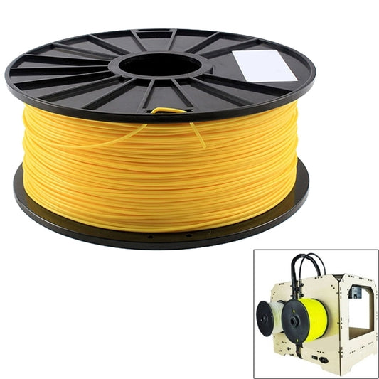 ABS 1.75 mm Fluorescent 3D Printer Filaments, about 395m(Yellow) - Consumer Electronics by buy2fix | Online Shopping UK | buy2fix