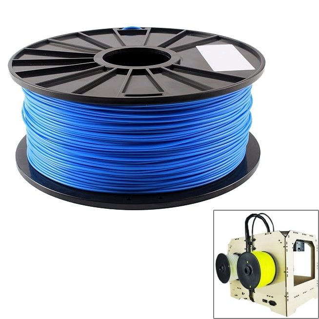 ABS 3.0 mm Fluorescent 3D Printer Filaments, about 135m(Blue) - Consumer Electronics by buy2fix | Online Shopping UK | buy2fix