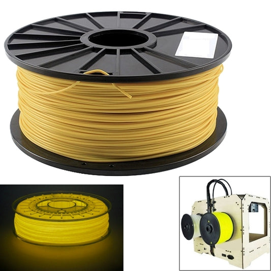 PLA 1.75 mm Luminous 3D Printer Filaments, about 345m(Yellow) by buy2fix