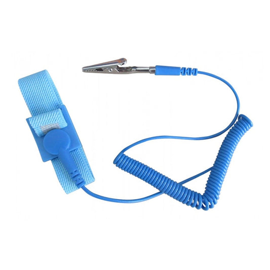 Anti-Static Static-free Wristband Wrist Strap Band ESD Discharge Grounding Tool(Baby Blue) by buy2fix