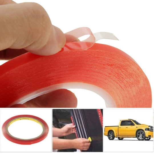 6 mm doppelseitiges Klebeband für iPhone / Samsung / HTC-Handy-Touchpanel-Reparatur, Länge: 25 m