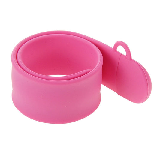 Silicone Bracelet USB Flash Disk with 8GB Memory(Pink) by buy2fix