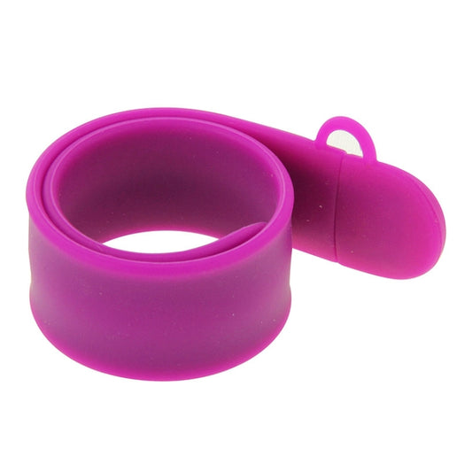 Silicone Bracelet USB Flash Disk with 32GB Memory(Purple) by buy2fix