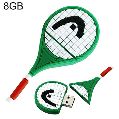 Tennis Racket Shape USB Flash Disk (8 GB) - USB Flash Drives by buy2fix | Online Shopping UK | buy2fix
