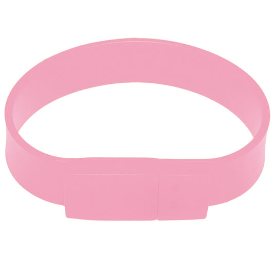 2GB Silicon Bracelets USB 2.0 Flash Disk(Pink) by buy2fix
