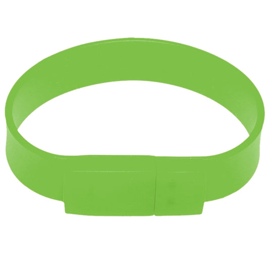 2GB Silicon Bracelets USB 2.0 Flash Disk(Green) by buy2fix