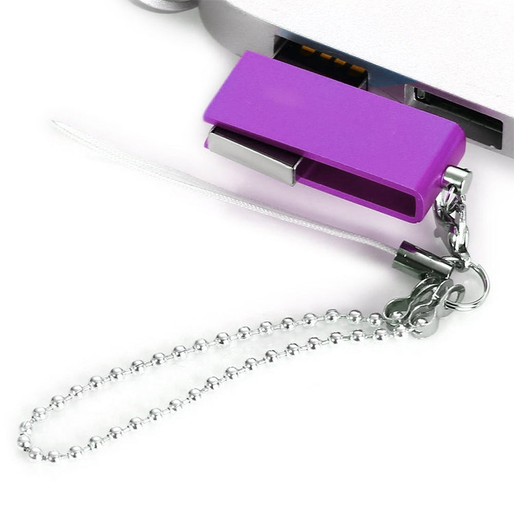 Mini Rotatable USB Flash Disk (4GB), Purple by buy2fix