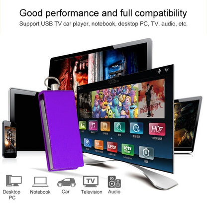 Mini Rotatable USB Flash Disk (8GB), Purple by buy2fix