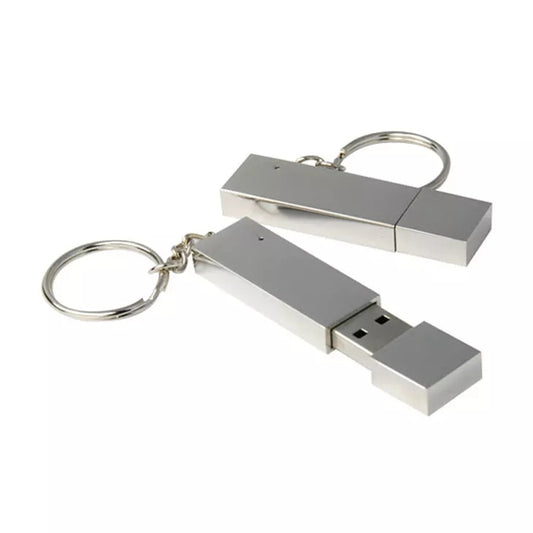 Metallic on Key Ring Style USB 2.0 Flash Disk (16GB)(Silver) by buy2fix