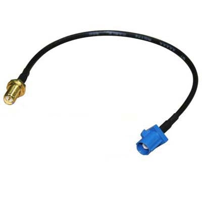 Fakra C Male to RP-SMA Female Connector Adapter Cable / Connector Antenna - GPS Accessories by buy2fix | Online Shopping UK | buy2fix