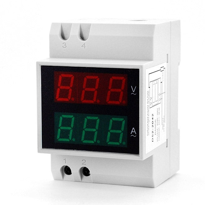 D52-2042 0.5 inch LED Digit Display Voltmeter Ammeter 2 in 1 - Consumer Electronics by buy2fix | Online Shopping UK | buy2fix