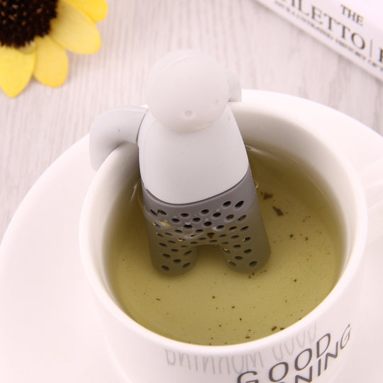 Passoires à thé en silicone pour infuseur à thé mignon Mr.