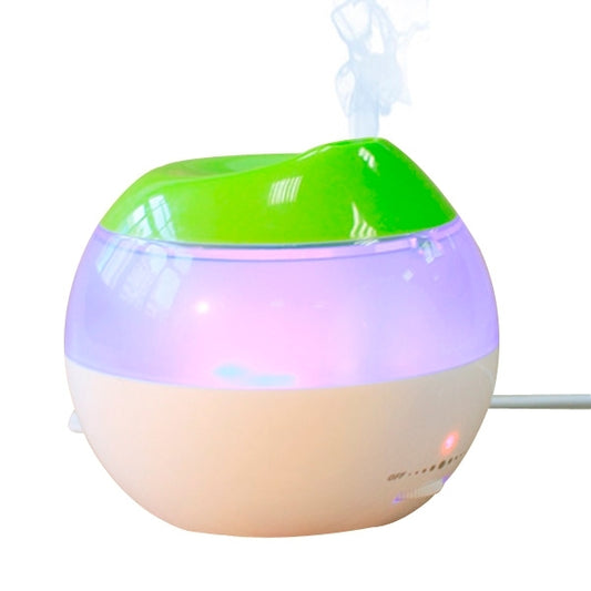 USB Air Humidifier with Mini Red Indicator and Vapour Amount Regulating Switch (White + Green) by buy2fix
