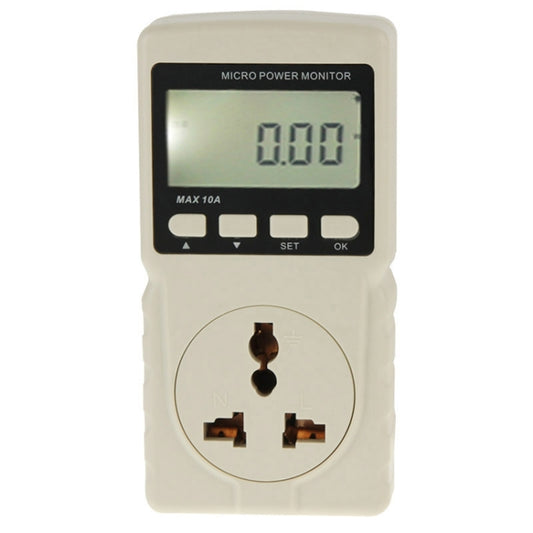 BENETECH GM86 LCD Display MAX 10A Micro Power Monitor Energy Meter, EU Plug by BENETECH
