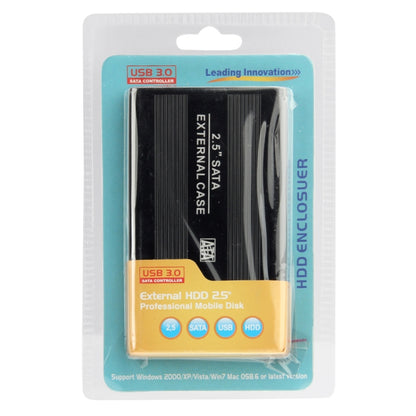 High Speed 2.5 inch HDD SATA External Case, Support USB 3.0(Black) by buy2fix