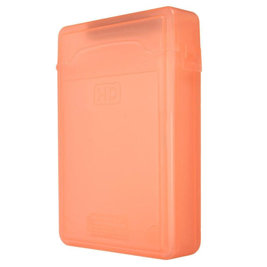 3.5 inch Hard Drive Disk HDD SATA IDE Plastic Storage Box Enclosure Case(Orange) by buy2fix