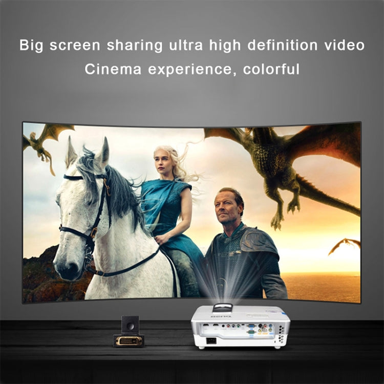 360 Degree Rotation Gold Plated DVI 24+1 Pin Male to 19 Pin HDMI Female Adapter by buy2fix