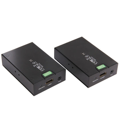 HDMI Extender Over Cat5e / 6 (EU Plug)(Black) - Amplifier by buy2fix | Online Shopping UK | buy2fix