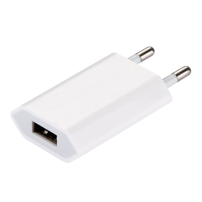 5V / 1A Single USB Port Charger Travel Charger, EU Plug(White) by buy2fix