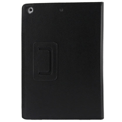Litchi Texture Flip Leather Case with Holder & Sleep / Wake-up Function for iPad Air(Black) by buy2fix