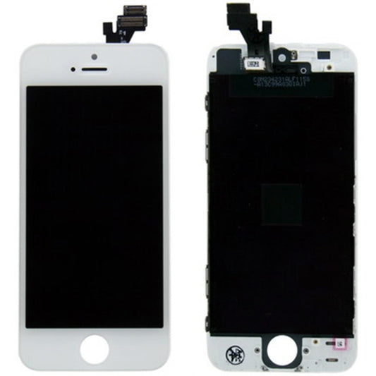 Original LCD Screen with Frame for iPhone 5 (White) by buy2fix