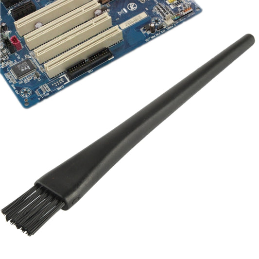 Electronic Component 11 Beam Round Handle Antistatic Cleaning Brush, Length: 14.8cm(Black) by buy2fix