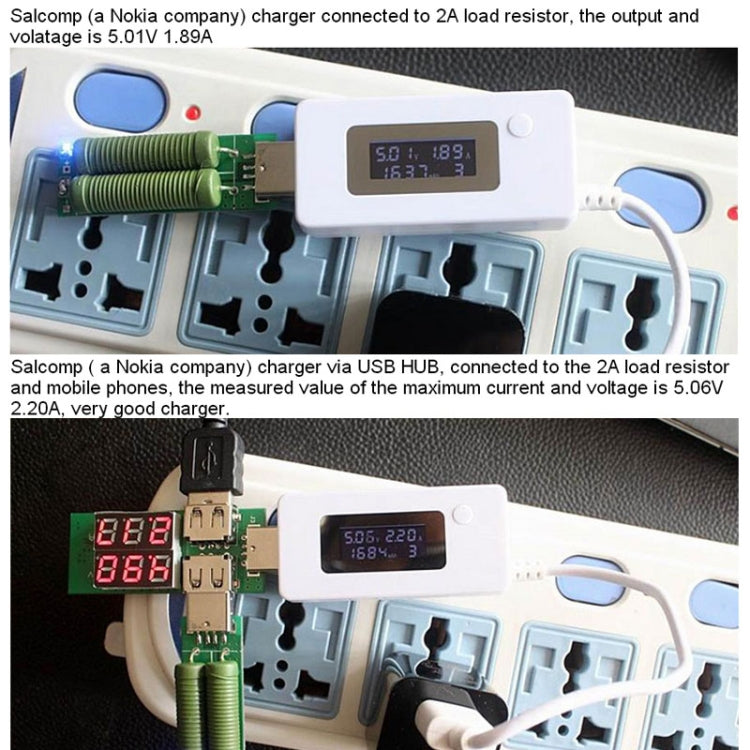 KCX-017 Mini Mobile Power Capacity Tester(White) - Consumer Electronics by buy2fix | Online Shopping UK | buy2fix