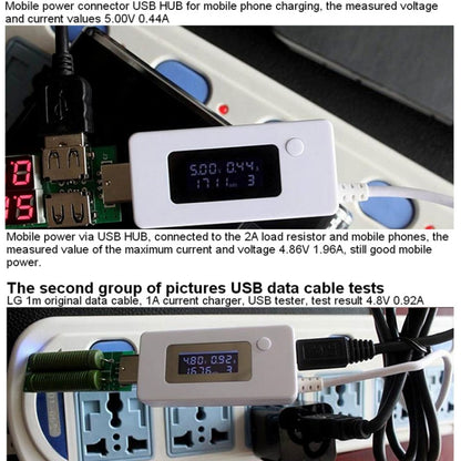 KCX-017 Mini Mobile Power Capacity Tester(White) - Consumer Electronics by buy2fix | Online Shopping UK | buy2fix