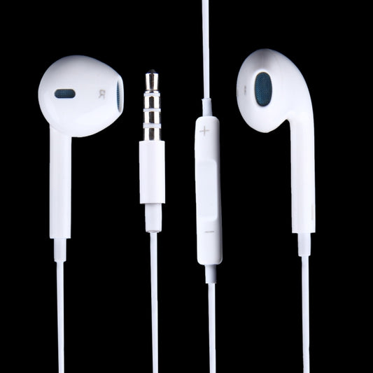 3.5mm Earphones with Wired Control and Mic for Android Phones / PC / MP3 Player / Laptops(White) by buy2fix