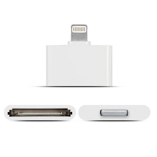Colorful Series 8 Pin Male to 30 Pin Female Adapter(White) - Apple Accessories by buy2fix | Online Shopping UK | buy2fix