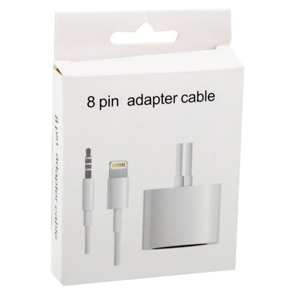 8 Pin Audio Adapter, Not Support iOS 10.3.1 or Above Phone(White) - Converter & Adapter by buy2fix | Online Shopping UK | buy2fix